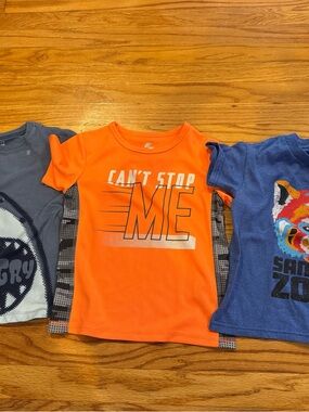 16pc BUNDLE Boy Clothes 4T Tops & Shirts, Pants & Shorts, Polos, Bath Toddler